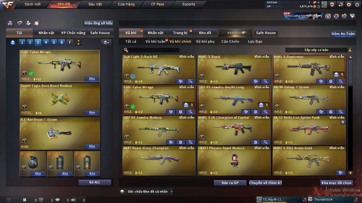 shop acc cf uy tin gia re